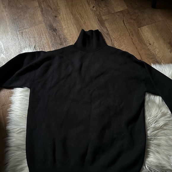 & OTHER STORIES Black Pullover Turtle Neck Sweater - Picture 3 of 5